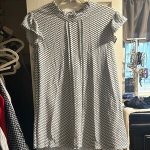 Black and White Patterned Shirt